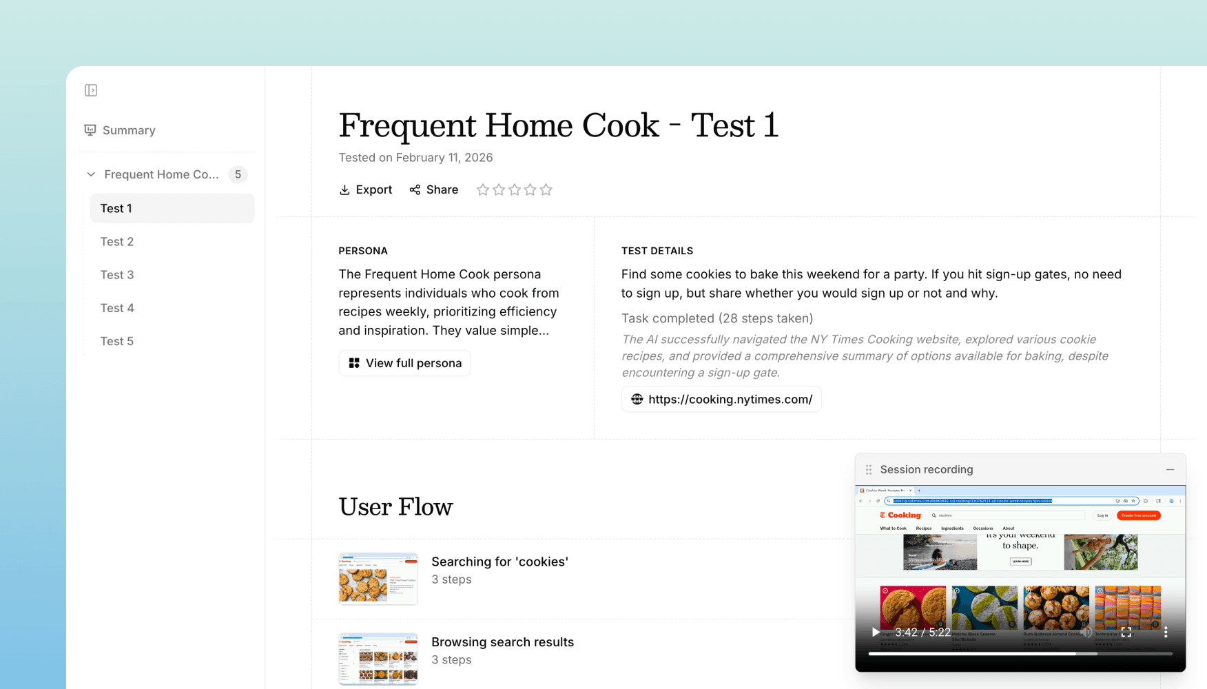 A new way to test websites with AI personas